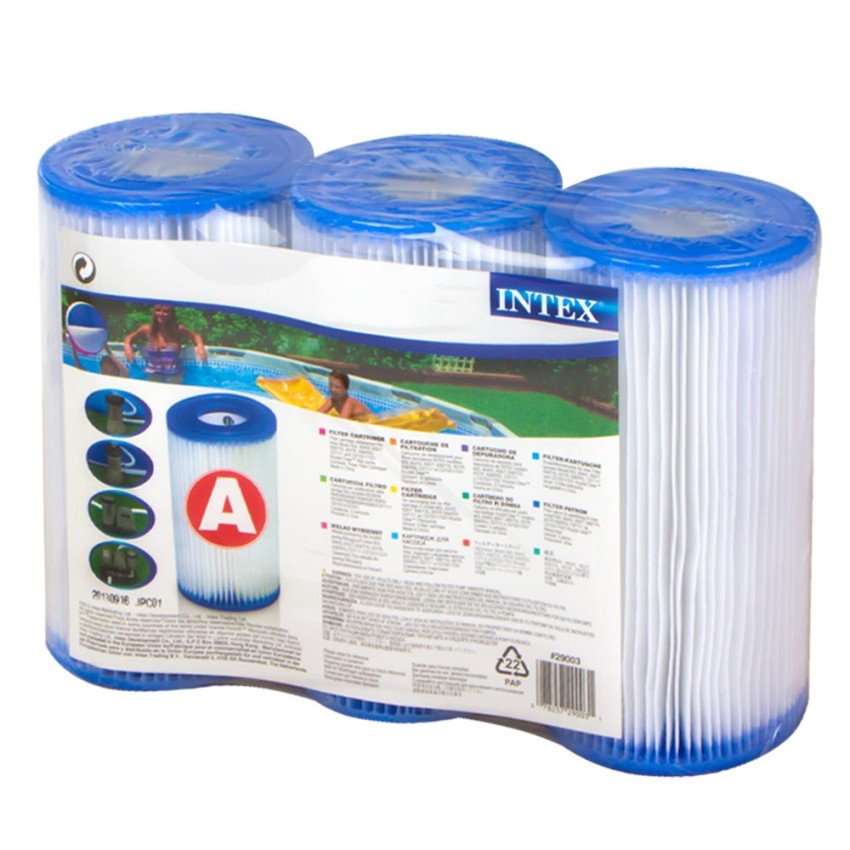 Pack de piscina desmontável retangular Prism Frame de 5 metros com 7 acessórios