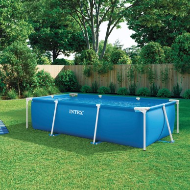 Pack de piscina desmontável retangular Small Frame de 3 metros com 3 acessórios 2