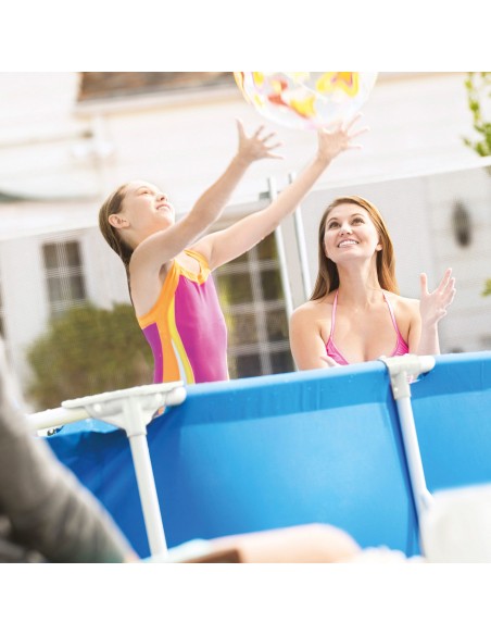 Pack de piscina desmontável retangular Small Frame de 3 metros com 3 acessórios