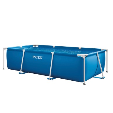 Pack de piscina desmontável retangular Small Frame de 3 metros com 3 acessórios