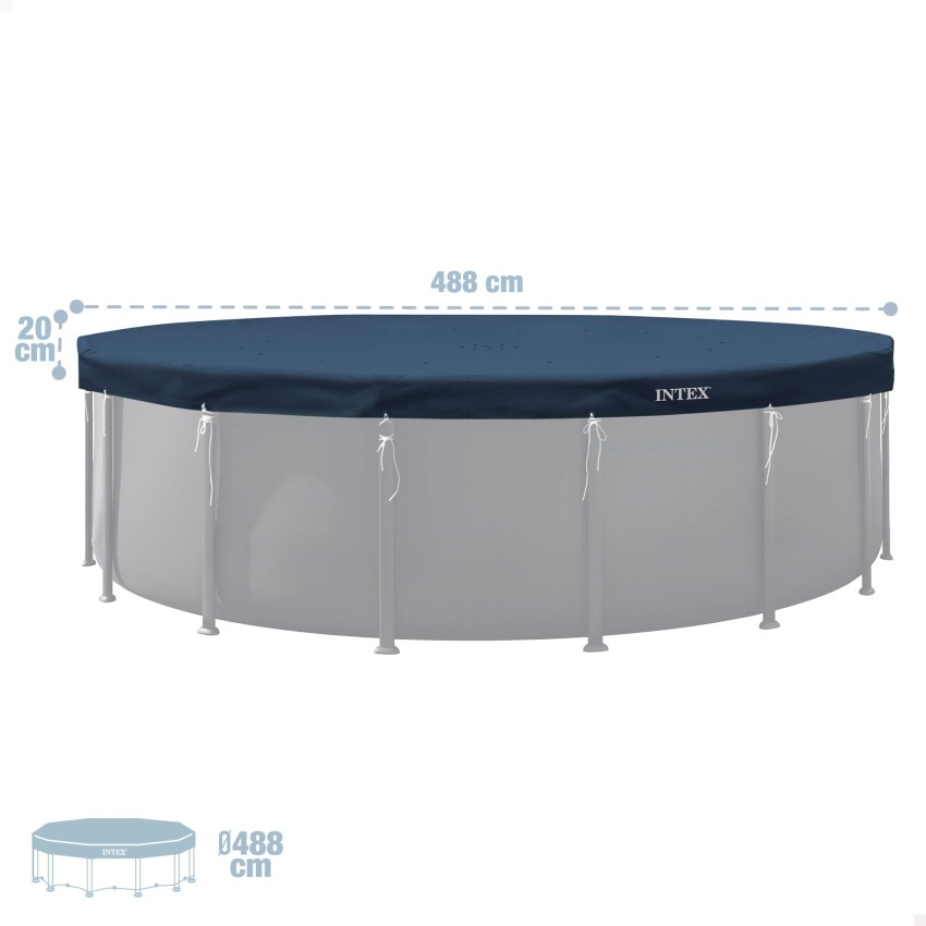 Cobertura de piscina amovível Ø4,88 m | INTEX