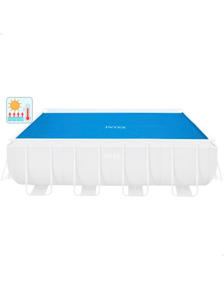 Cobertura solar para piscina retangular de 488x244 cm | INTEX
