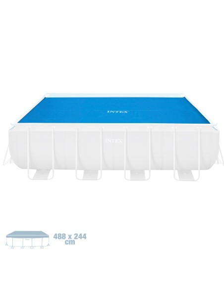 Cobertura solar para piscina retangular de 488x244 cm | INTEX
