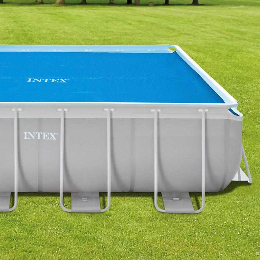 Cobertura solar para piscina retangular de 488x244 cm | INTEX
