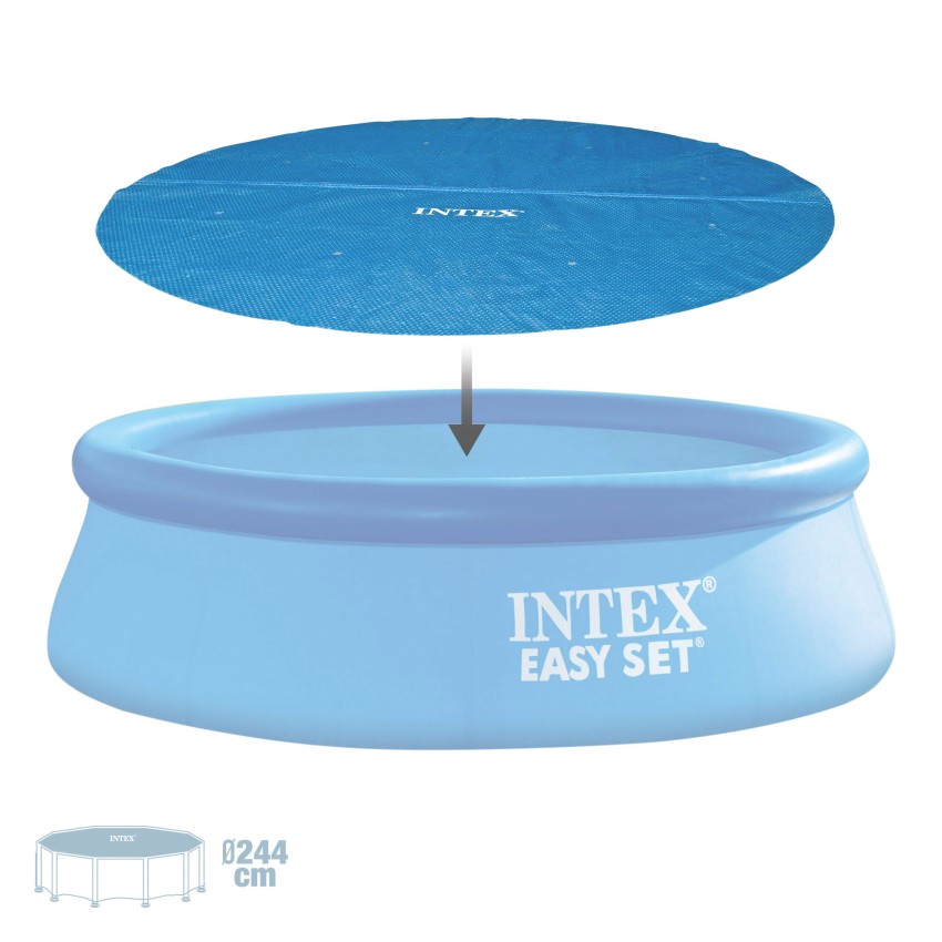Cobertura solar INTEX piscinas Ø244 cm | Distria