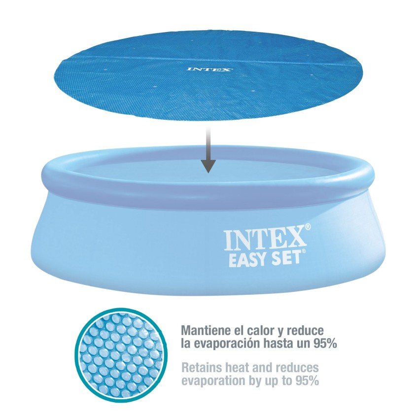 Cobertura solar INTEX piscinas Ø244 cm | Distria