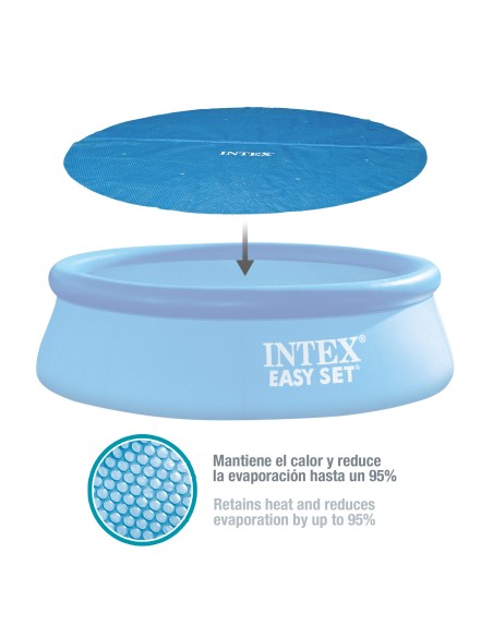 Cobertura solar INTEX piscinas Ø244 cm | Distria