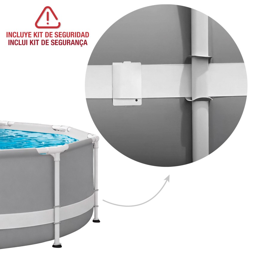 Piscina estrutural redonda - Piscinas desmontáveis | Intex.pt