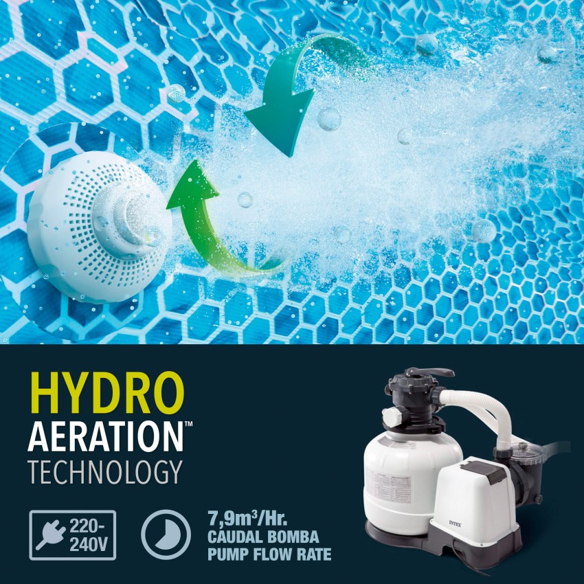 Comprar piscinas grandes com depuradora de areia | Intex.pt