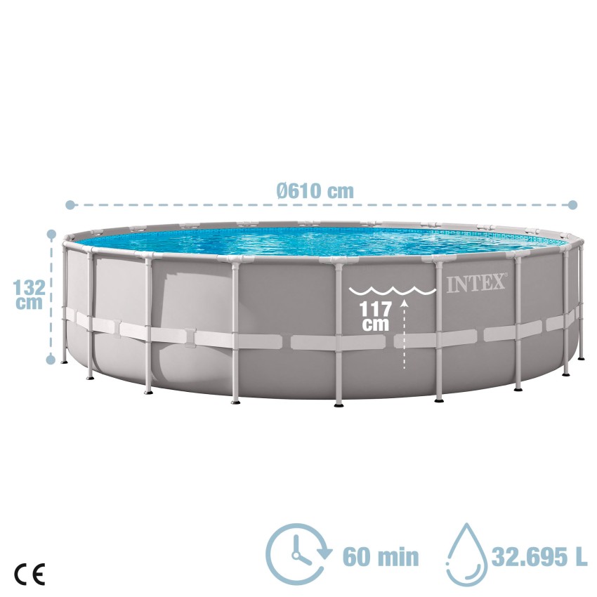 Piscinas redondas grandes - Piscinas desmontáveis | Intex.pt
