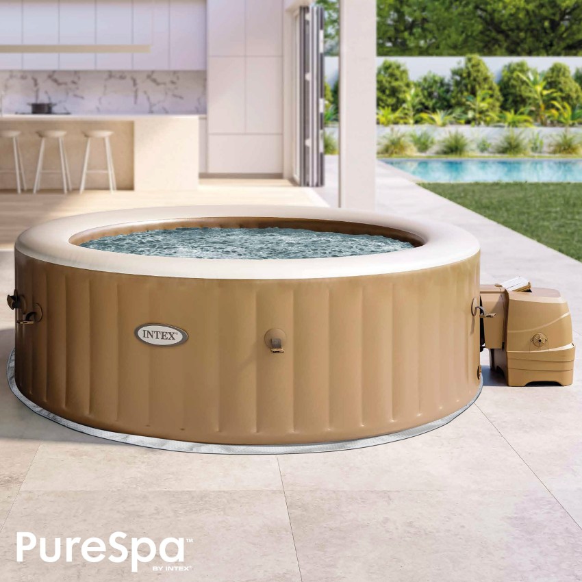 Spas INTEX - Spa inflável Bubbles bege 4 lugares | Intex.pt