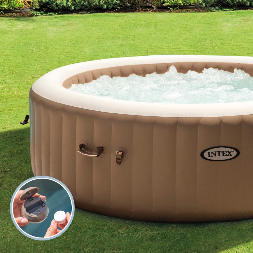 Spas INTEX - Spa inflável Bubbles bege 4 lugares | Intex.pt