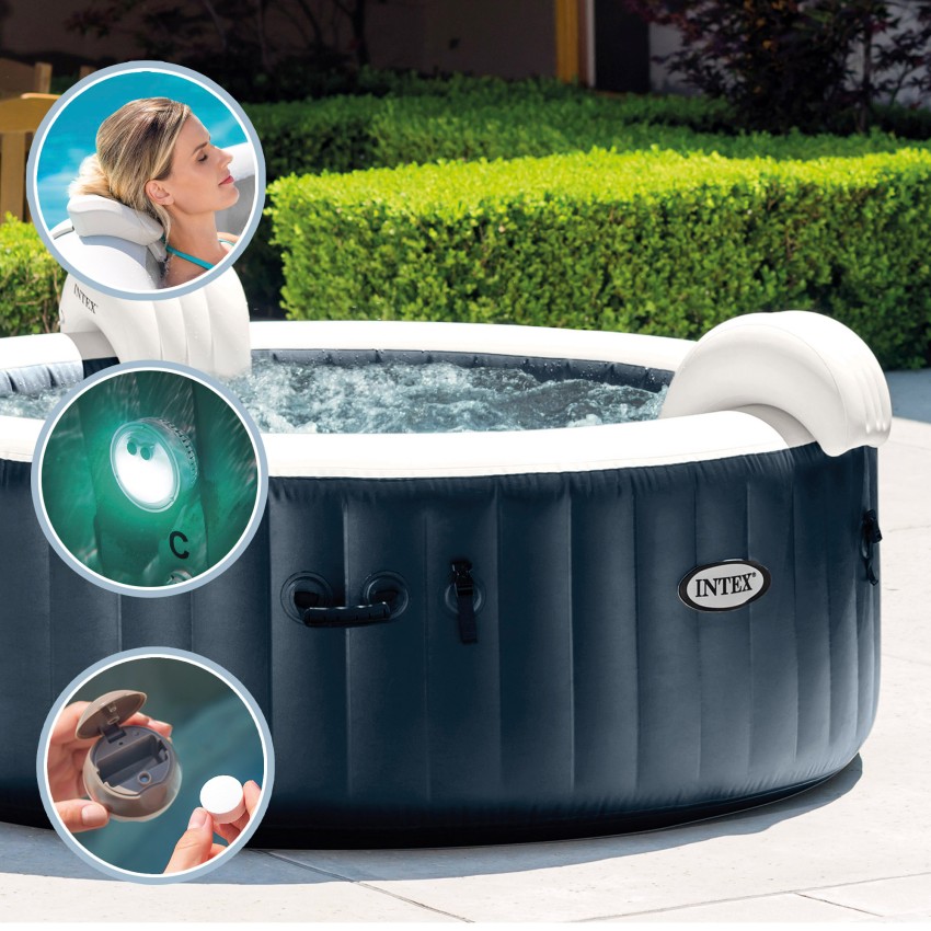 Spas infláveis para 4 pessoas - Spa Bubble Plus | Intex.pt