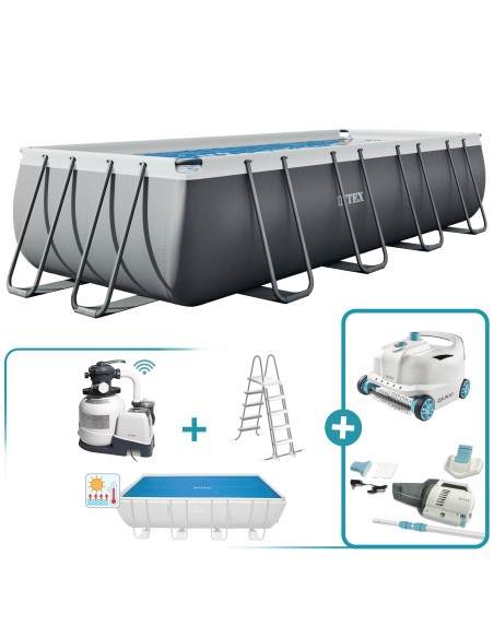 Pack Piscina Ultra XTR Frame 549x274x132 cm com 5 acessórios | INTEX