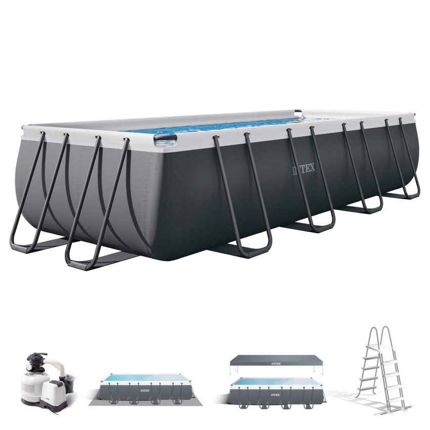 Piscina retangular elevada Ultra XTR de 5,5 metros | INTEX
