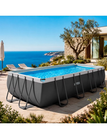 Piscina retangular elevada Ultra XTR de 5,5 metros | INTEX