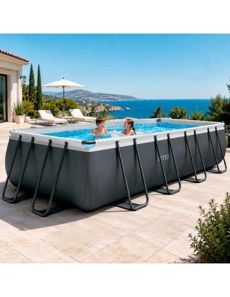 Piscina retangular elevada Ultra XTR de 5,5 metros | INTEX
