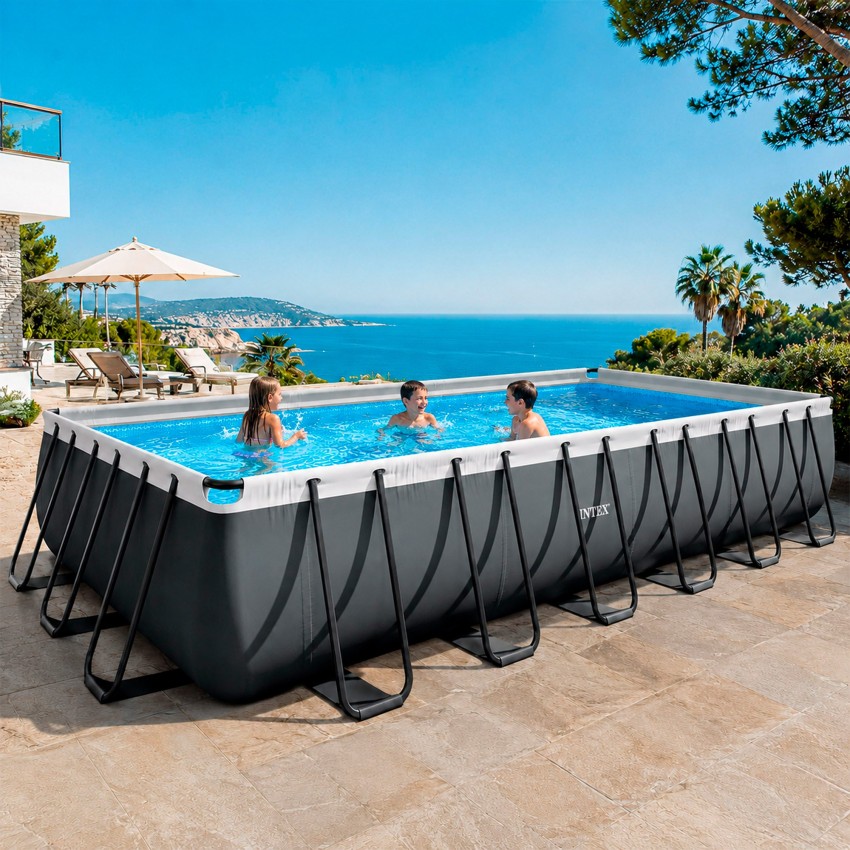 Piscinas grandes desmontáveis - Com filtro de areia | Intex.pt