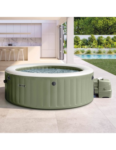 Spa inflável PureSpa Bubbles Verde Oliva para 4 pessoas | INTEX