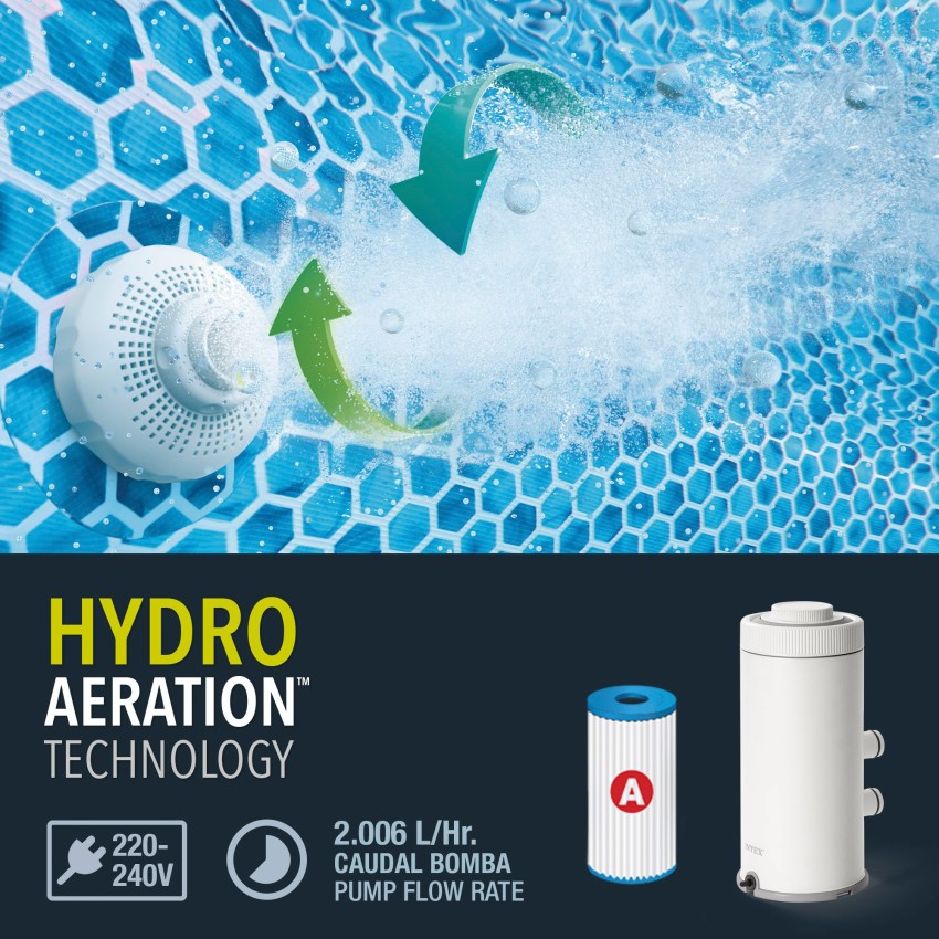 Piscina retangular INTEX - Piscinas com depuradora | Intex.pt