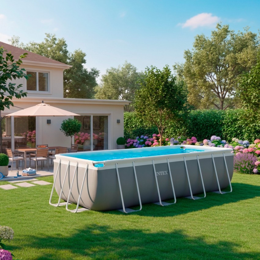 Piscina retangular INTEX - Piscinas com depuradora | Intex.pt
