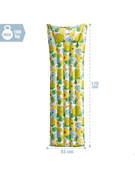Colchão inflável floral 170x53 cm 60º aniversário | INTEX