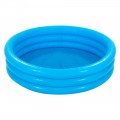 piscina inflavel 3 aneis azul 168x40cm - 481l               